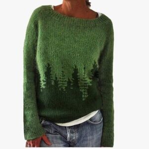 Costaric Fair Isle Women’s Crew deck Cabke Knit Pullover Sweater